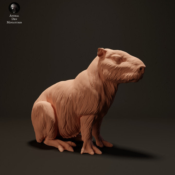 Capybara - UNPAINTED - Animal Den Miniatures