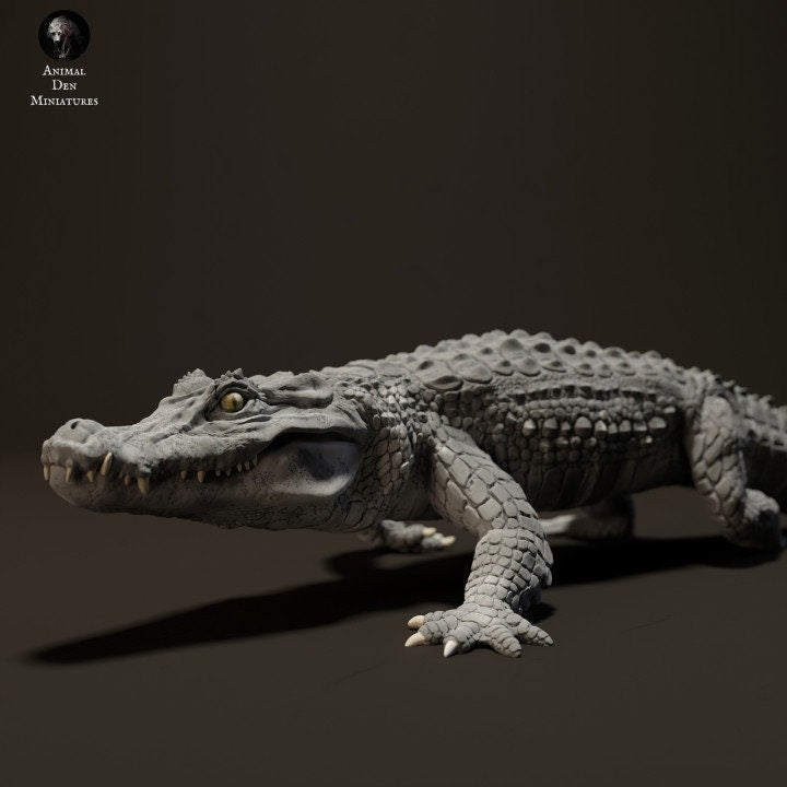 Caiman - UNPAINTED - Animal Den Miniatures