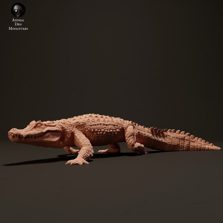 Caiman - UNPAINTED - Animal Den Miniatures