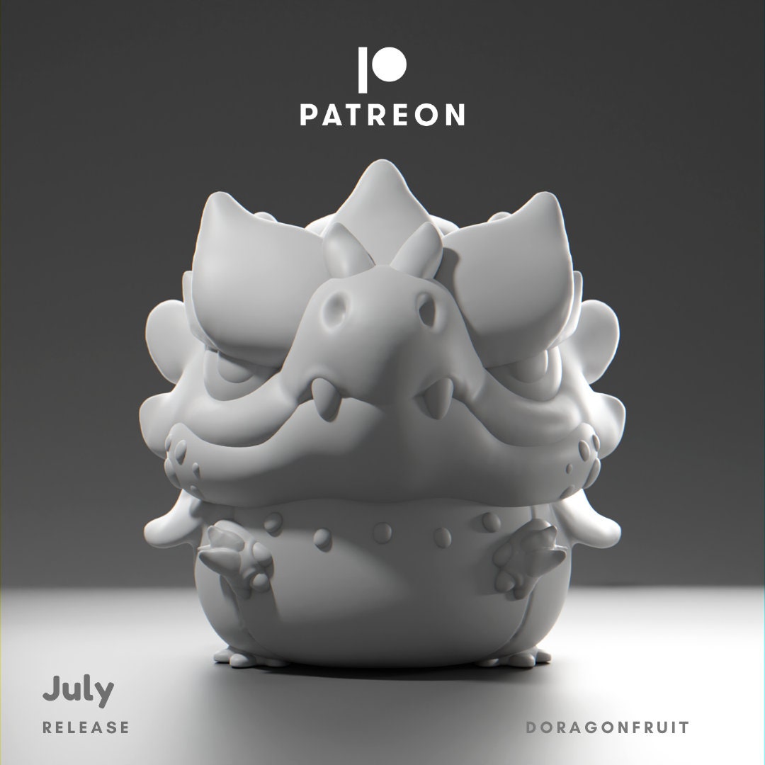 Doragonfruit - UNPAINTED - Grumpii Art Toy