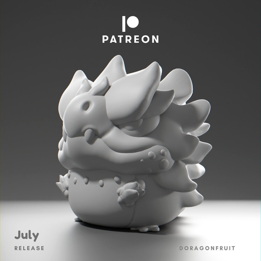 Doragonfruit - UNPAINTED - Grumpii Art Toy