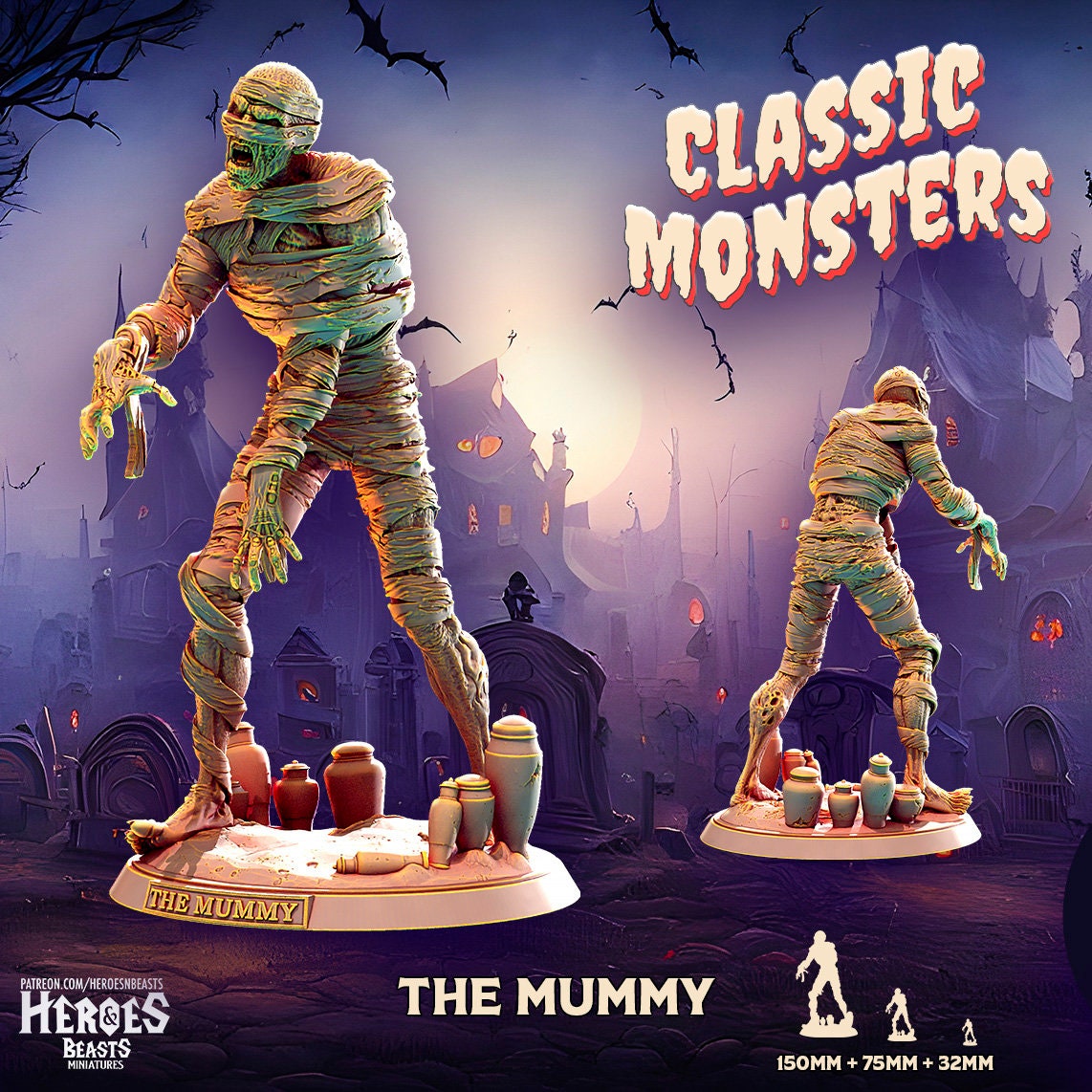 Mummy - Classic Monster Collection - Heroes and Beasts