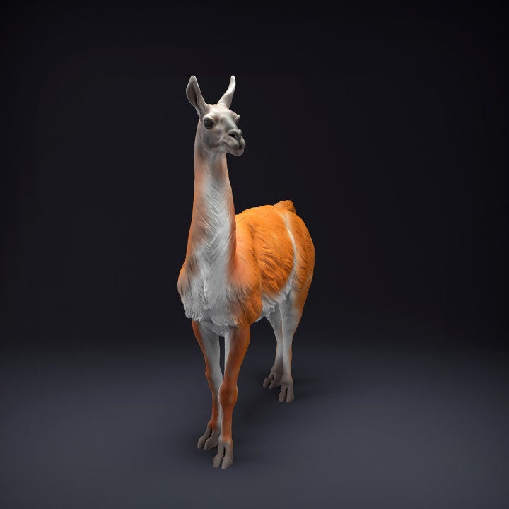 Guanaco- UNPAINTED - Animal Den Miniatures
