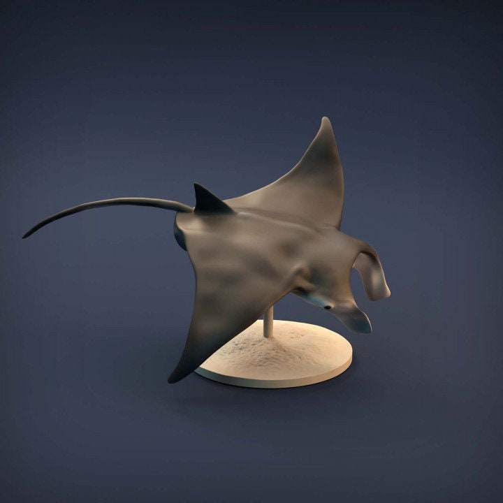 Manta Ray - UNPAINTED - Animal Den Miniatures