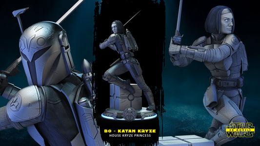 Bo Katan Kryze - Star Wars 3D Models