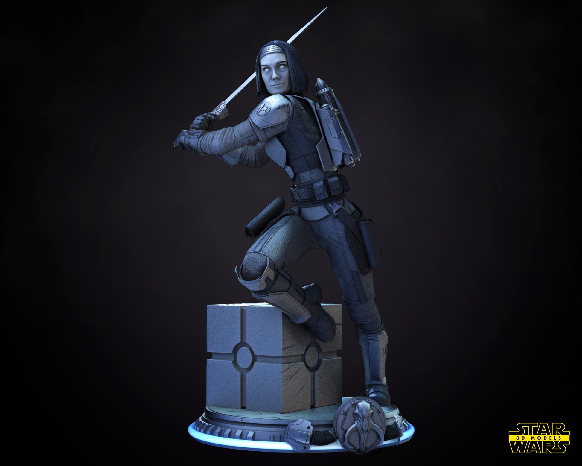 Bo Katan Kryze - Star Wars 3D Models