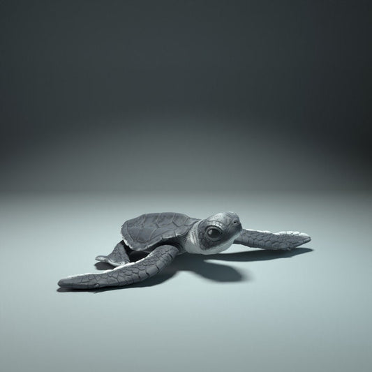Baby Sea Turtle - UNPAINTED - Animal Den Miniatures