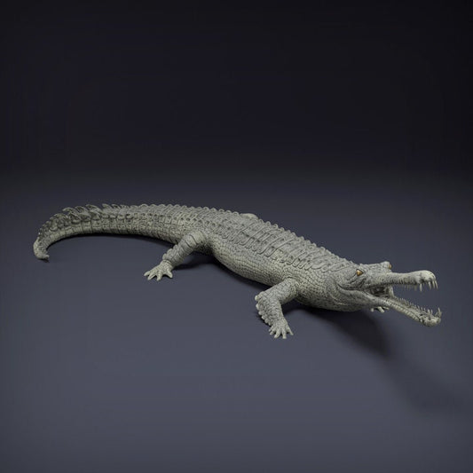 Gharial - UNPAINTED - Animal Den Miniatures