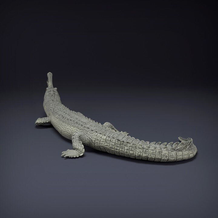 Gharial - UNPAINTED - Animal Den Miniatures