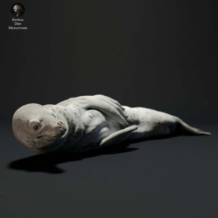 Leopard Seal - UNPAINTED - Animal Den Miniatures