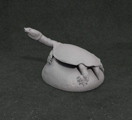 Apertotemporalis on rock - Dino and Dog Miniatures