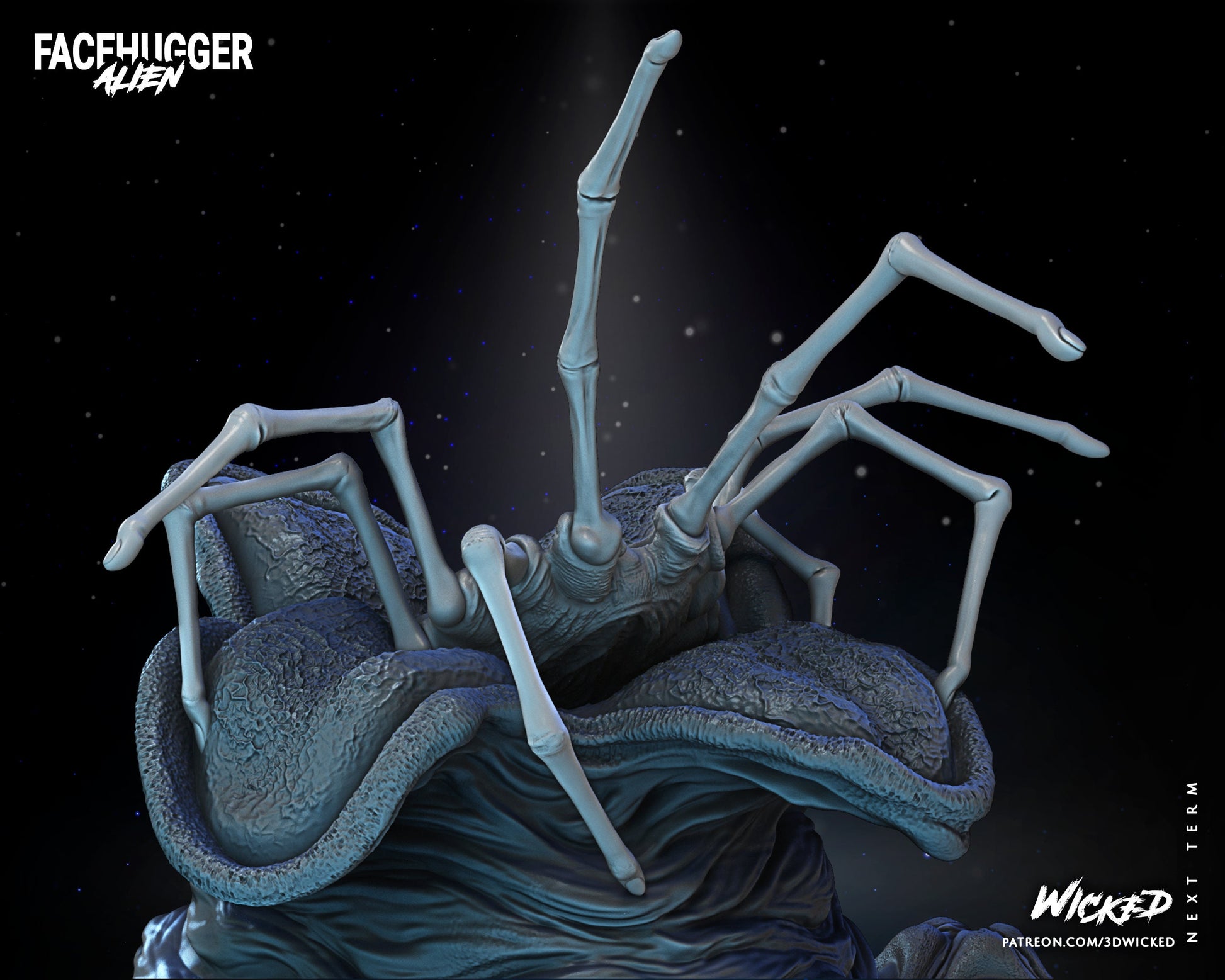 Face Hugger - Wicked 3D Models