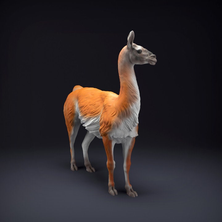 Guanaco- UNPAINTED - Animal Den Miniatures