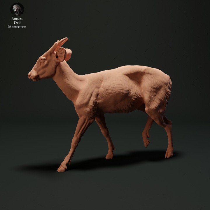 Muntjac Deer- UNPAINTED - Animal Den Miniatures