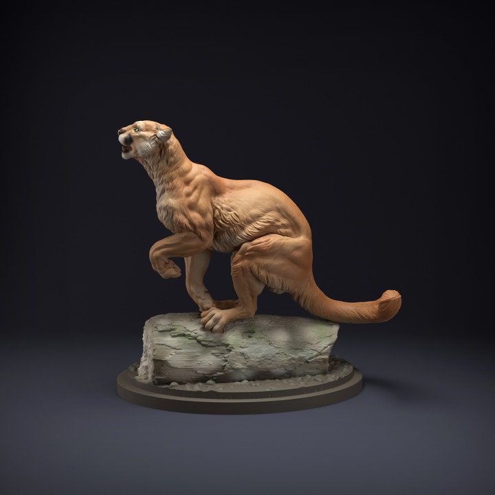 Mountain Lion - UNPAINTED - Animal Den Miniatures
