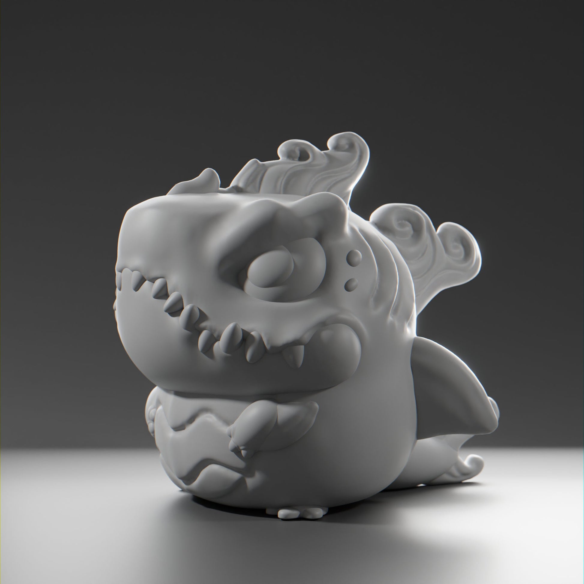 Tsunamii -UNPAINTED - Grumpii Art Toy