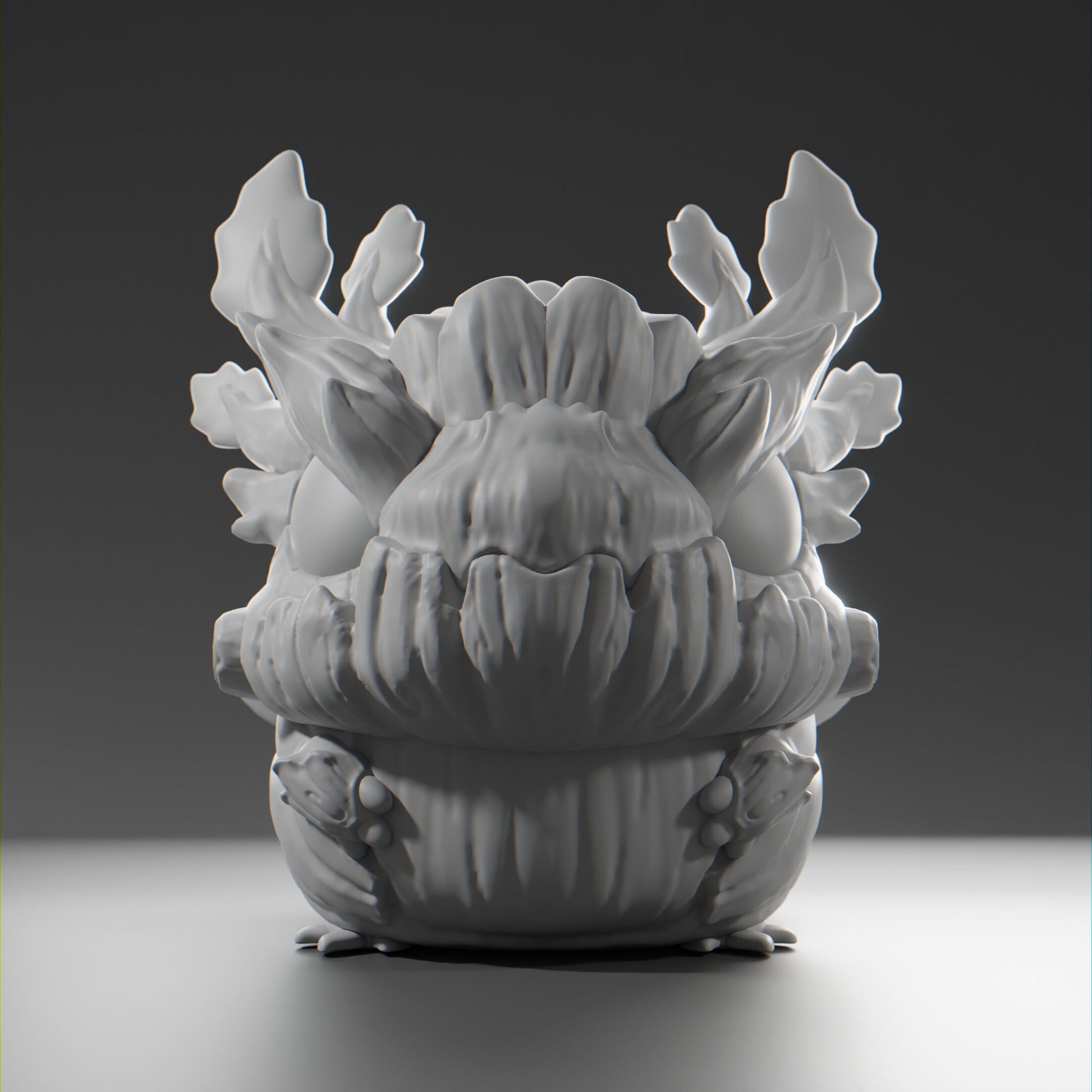 Woodii - UNPAINTED - Grumpii Art Toy