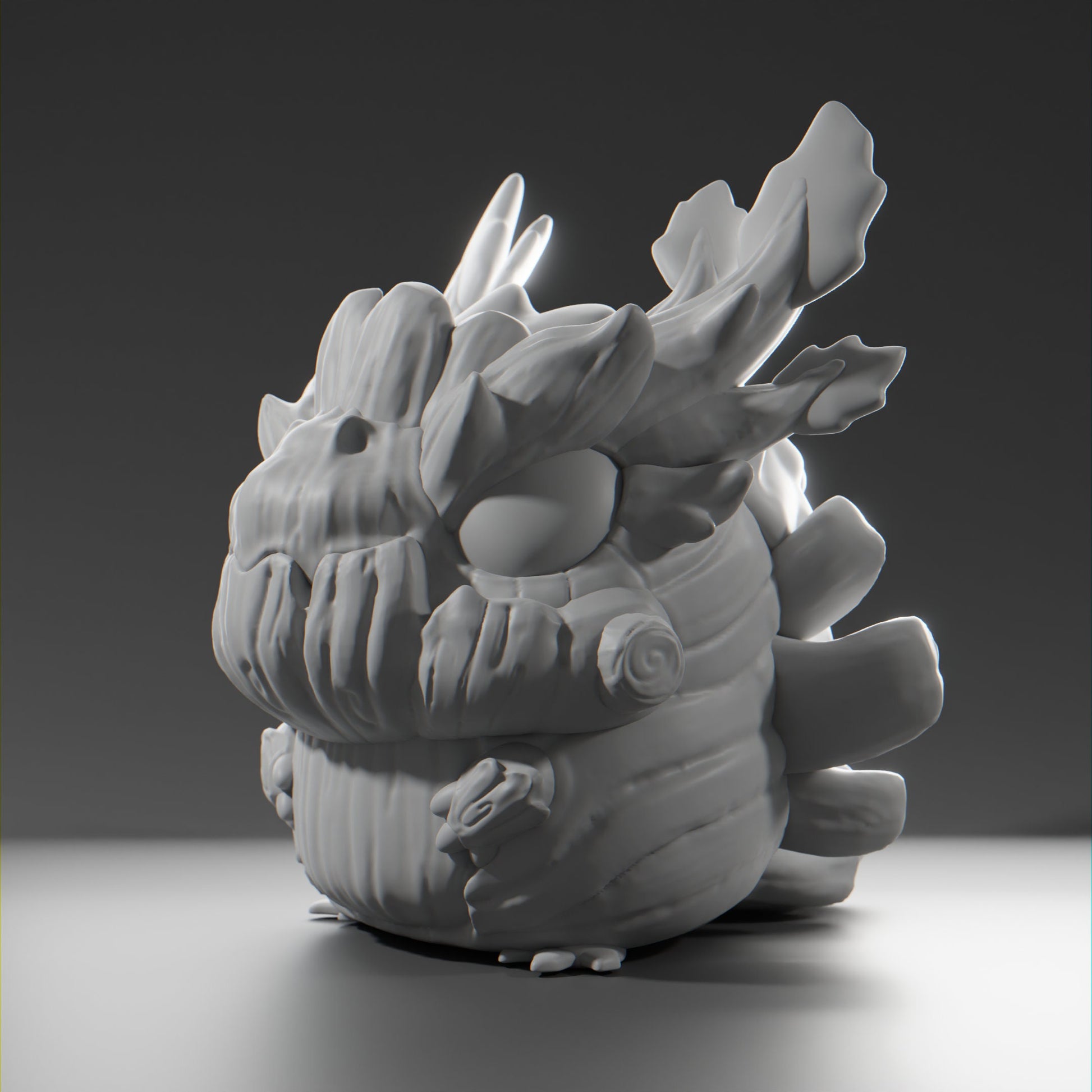 Woodii - UNPAINTED - Grumpii Art Toy