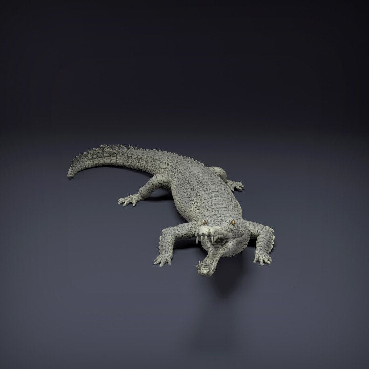 Gharial - UNPAINTED - Animal Den Miniatures