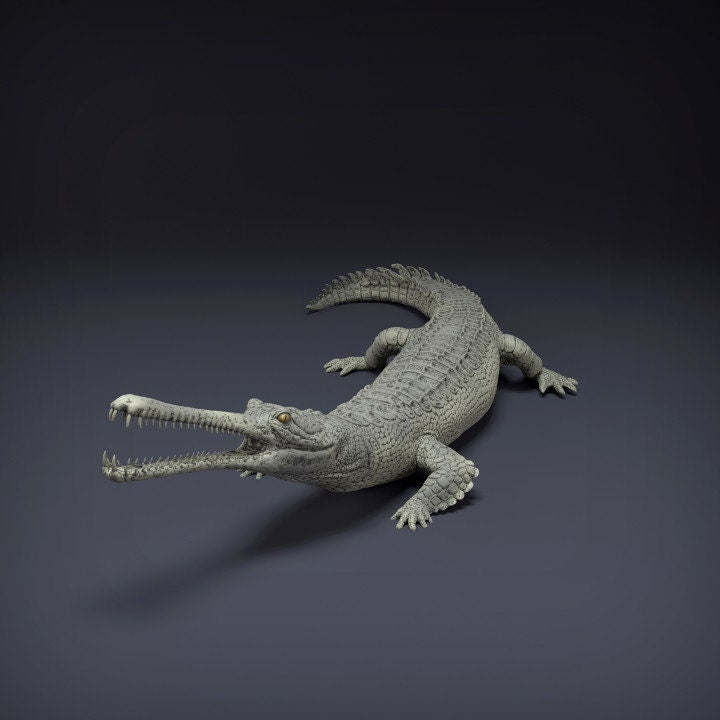 Gharial - UNPAINTED - Animal Den Miniatures
