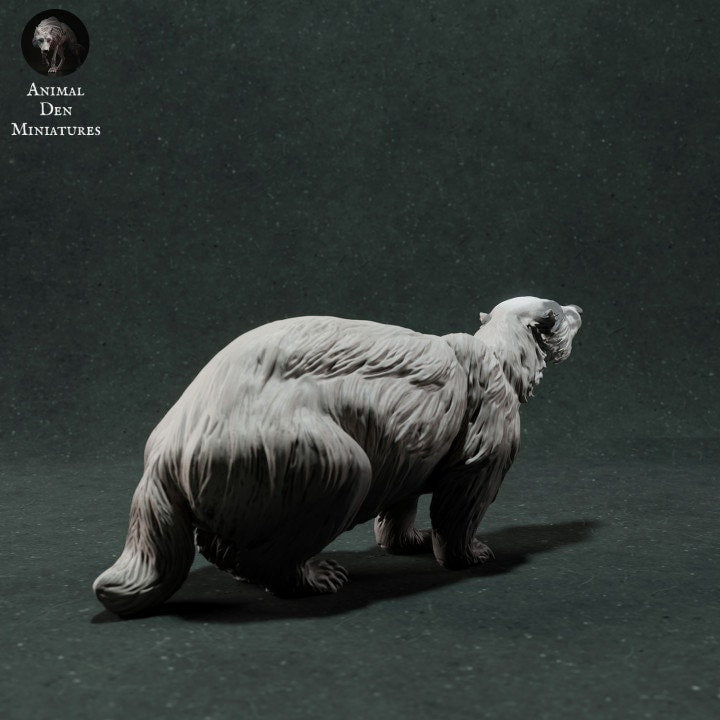 European Badger - UNPAINTED - Animal Den Miniatures