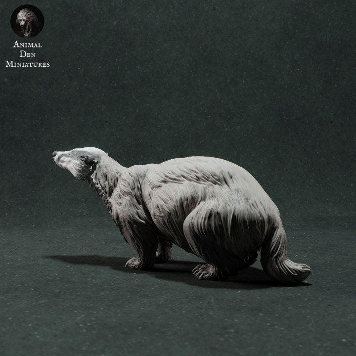 European Badger - UNPAINTED - Animal Den Miniatures