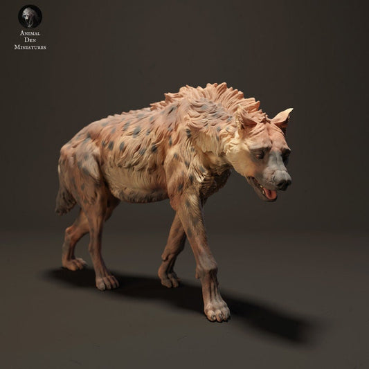 Spotted Hyena - UNPAINTED - Animal Den Miniatures