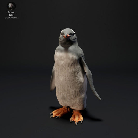 Gentoo Penguin - UNPAINTED - Animal Den Miniatures