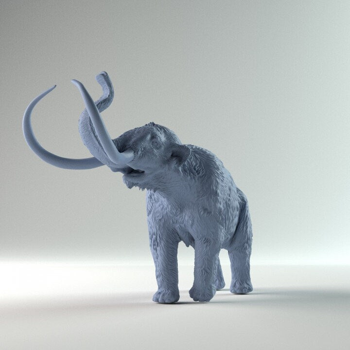 American Mastodon call - Dino and Dog Miniatures