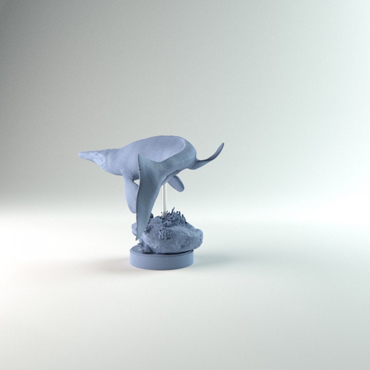 Tylosaurus swimming - Dino and Dog Miniatures