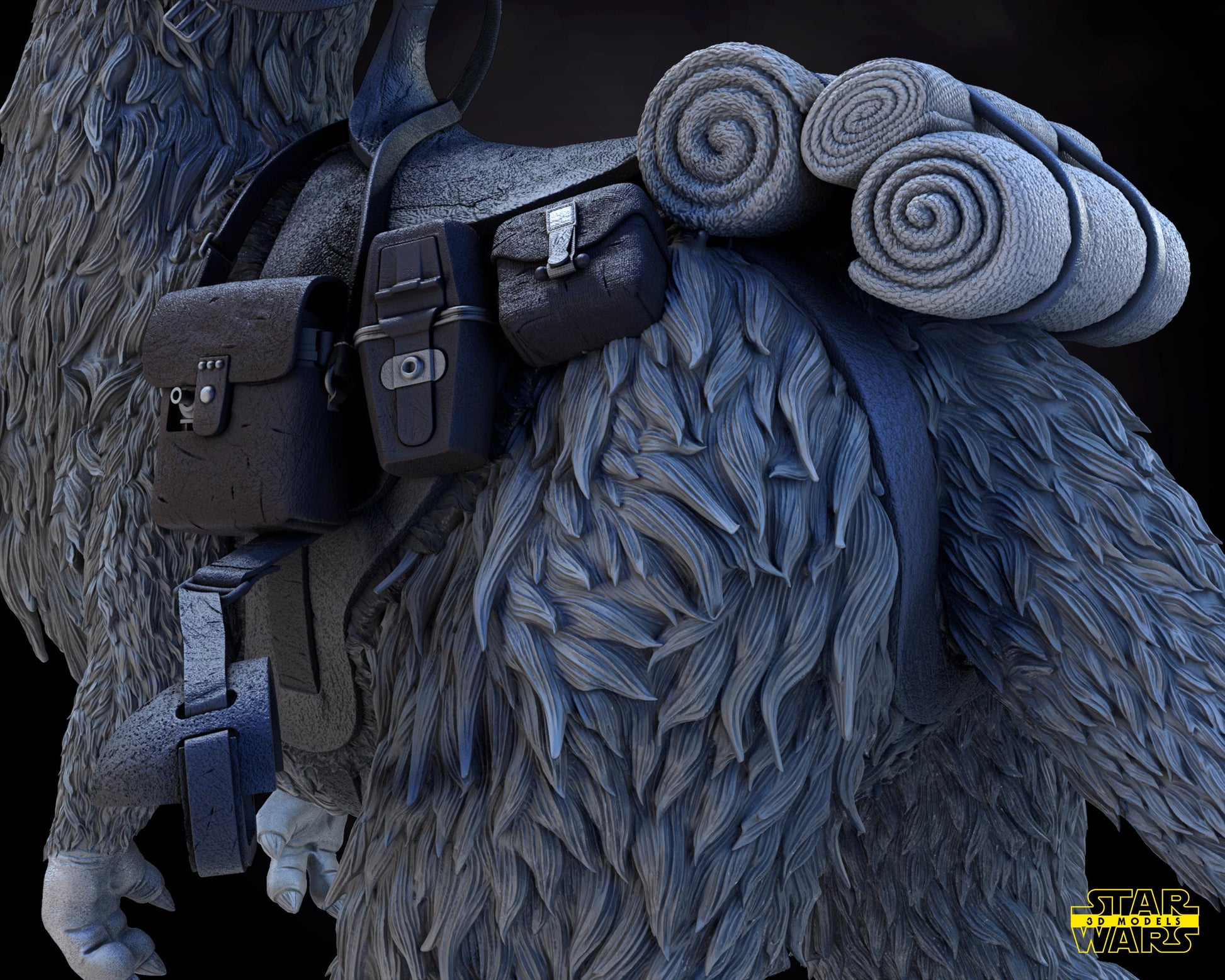 Taun Taun - UNPAINTED - Star Wars 3D Models