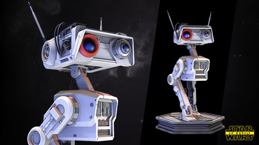 BD1 Droid - UNPAINTED - Star Wars 3D Models