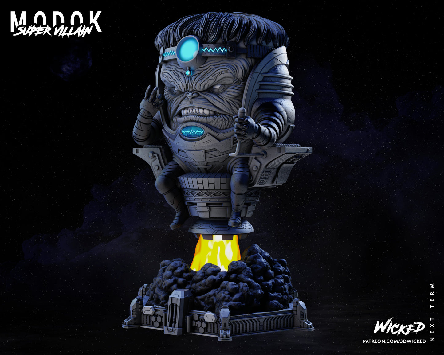 M.O.D.O.K. - Wicked 3D Models