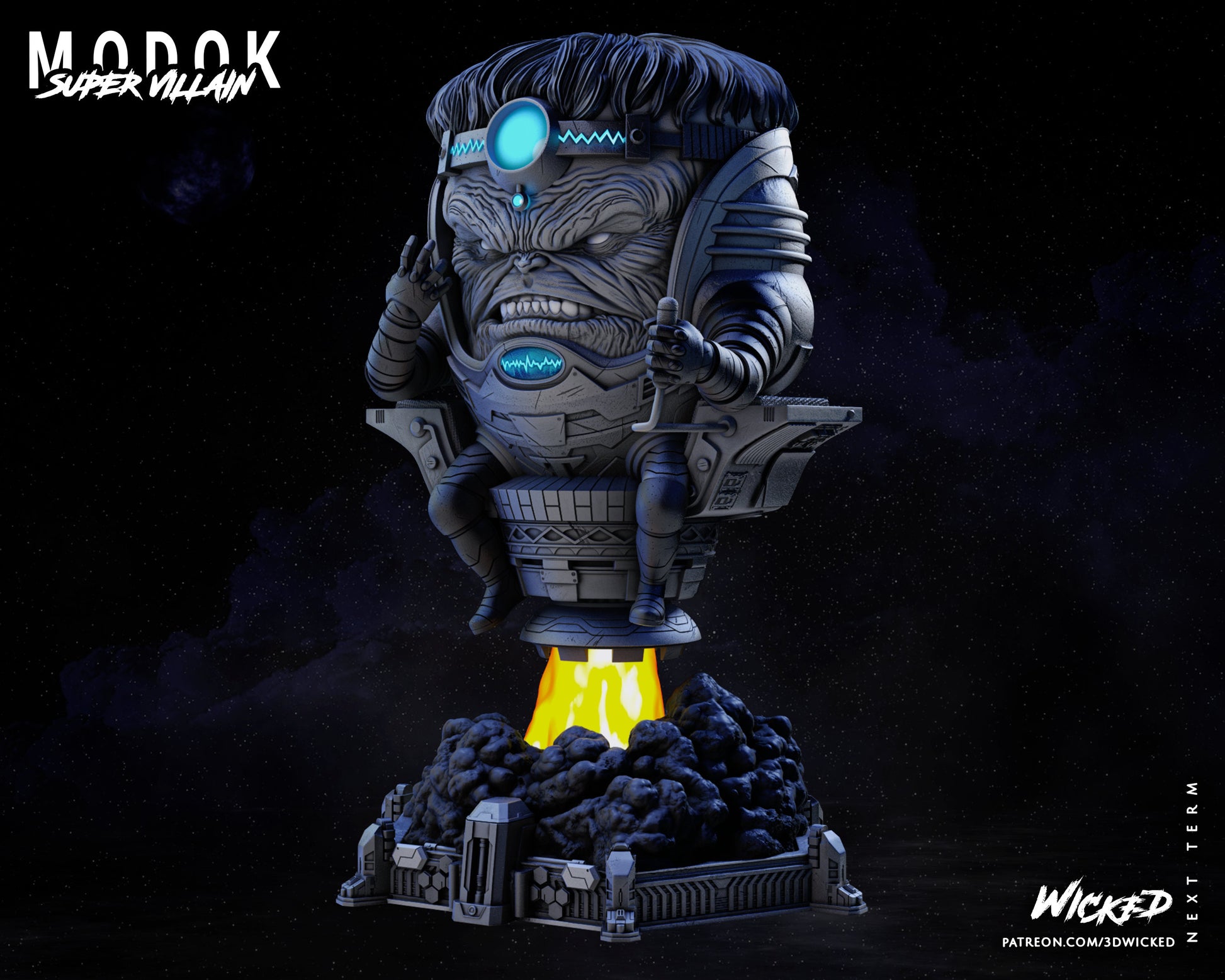 M.O.D.O.K. - Wicked 3D Models