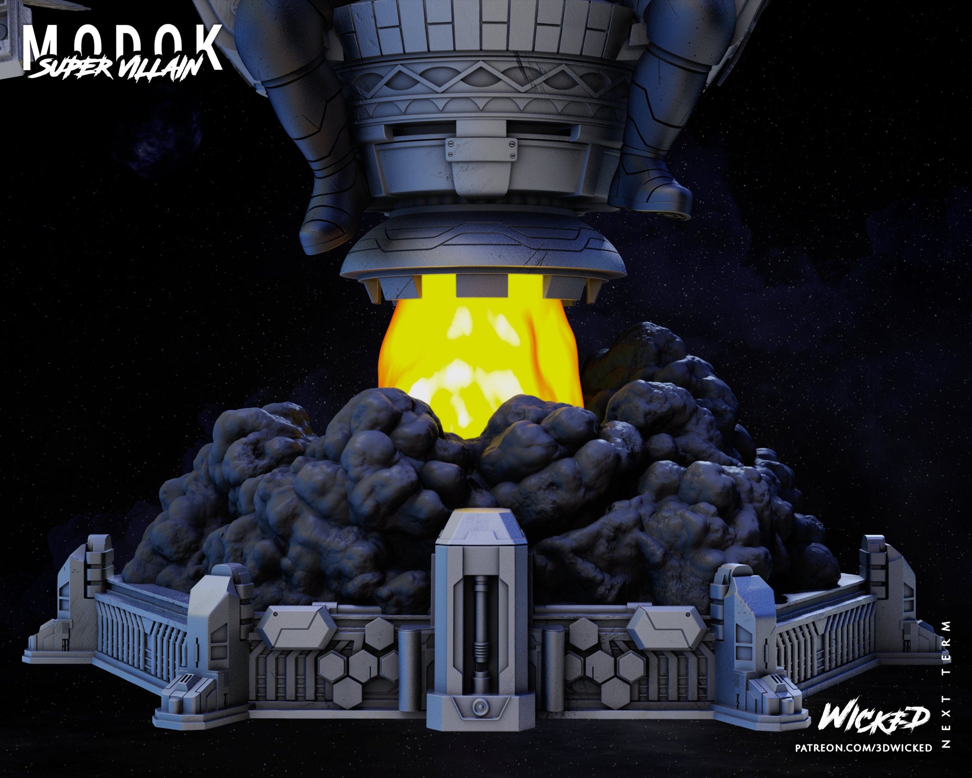 M.O.D.O.K. - Wicked 3D Models