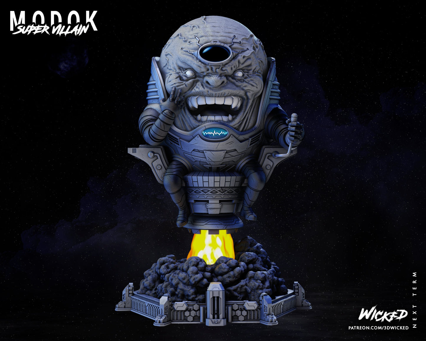 M.O.D.O.K. - Wicked 3D Models