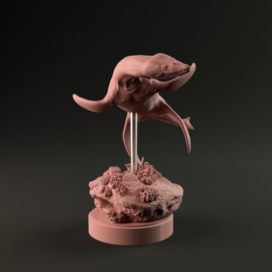Rhomaleosaurus turning - Dino and Dog Miniatures