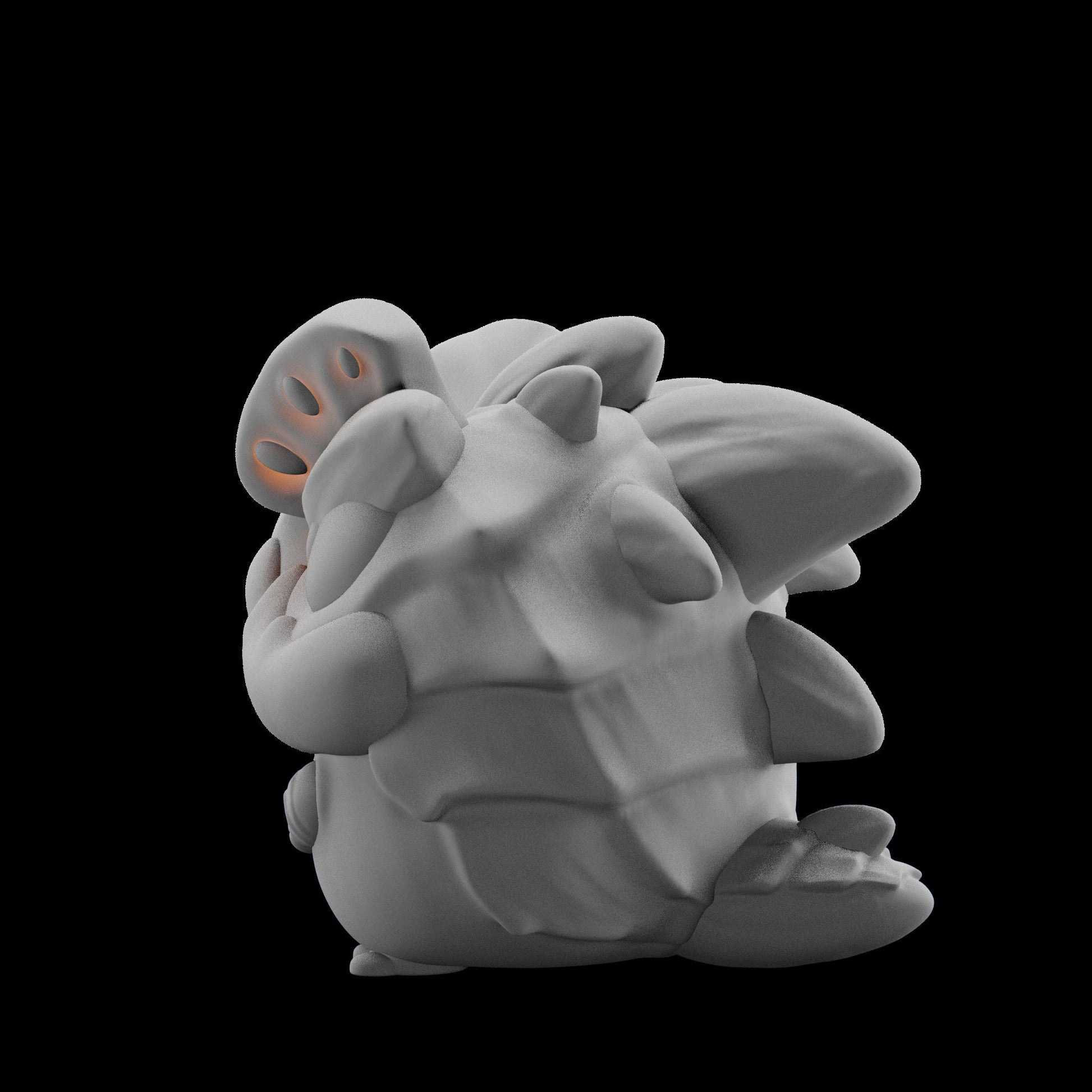 Drockii - Unpainted - Grumpii Art Toy