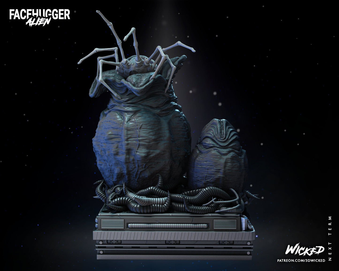 Face Hugger - Wicked 3D Models