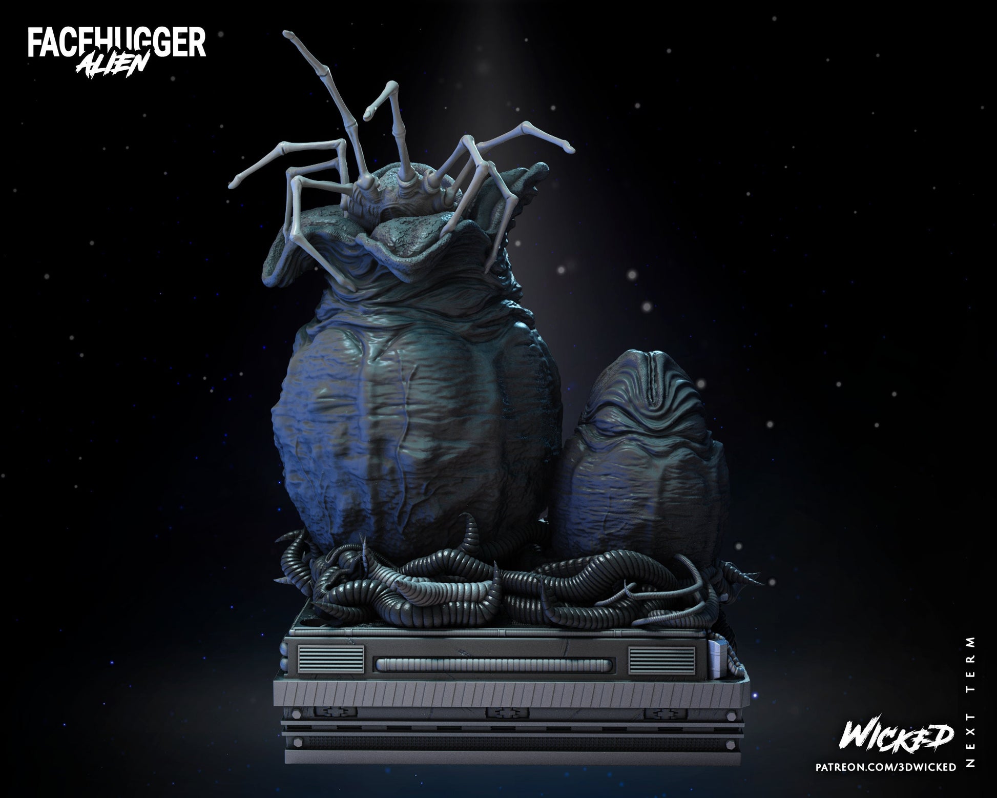 Face Hugger - Wicked 3D Models