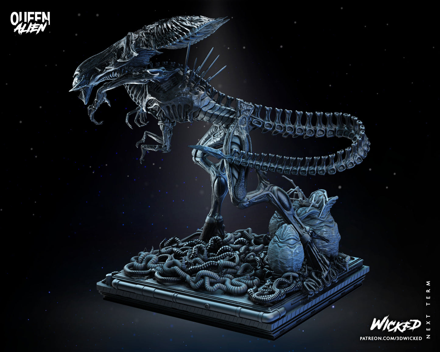 Alien Queen - Wicked 3D Models