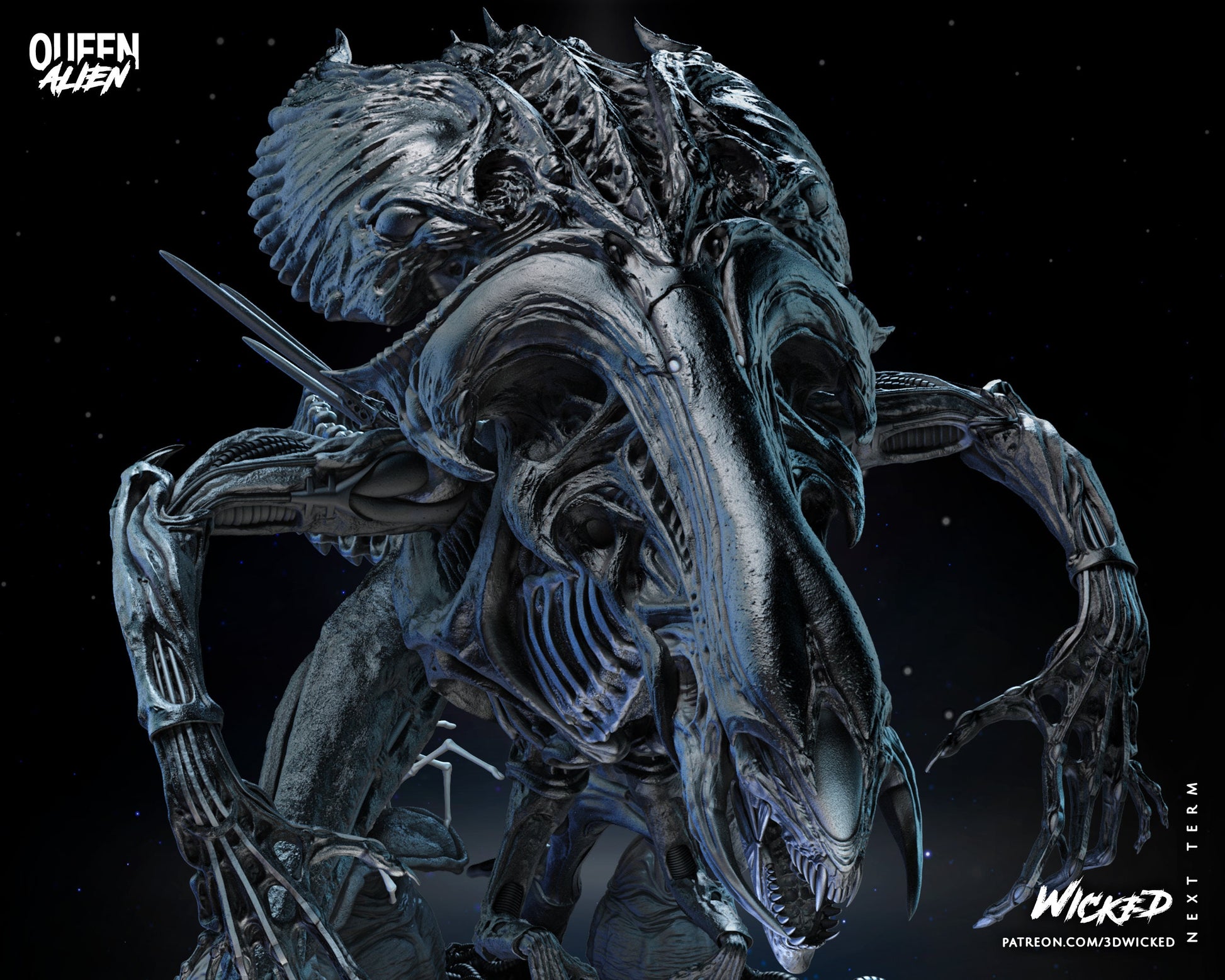 Alien Queen - Wicked 3D Models
