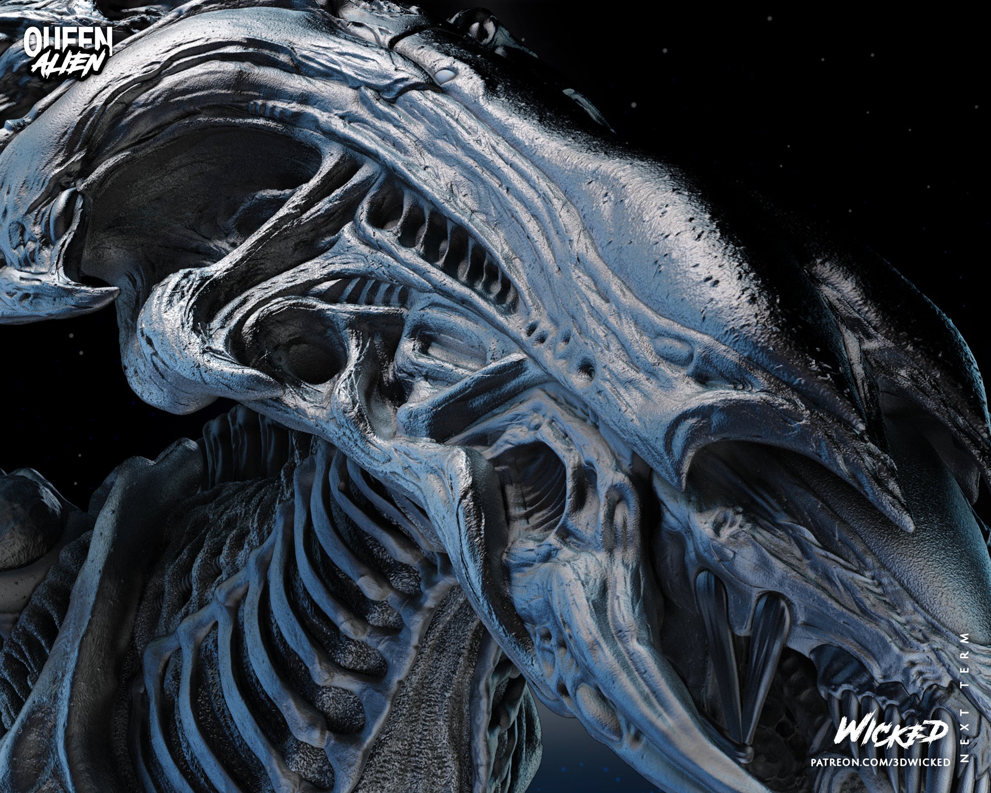 Alien Queen - Wicked 3D Models