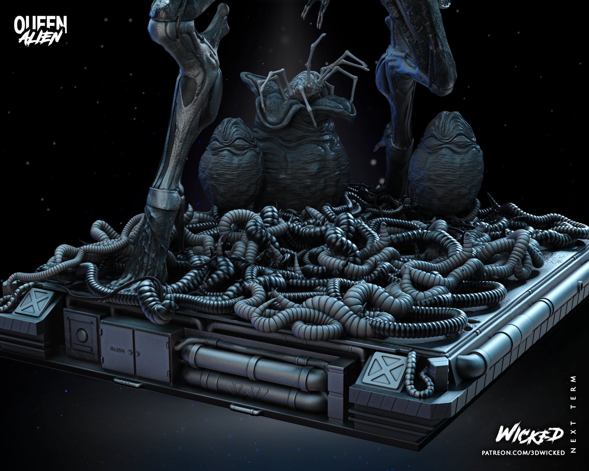 Alien Queen - Wicked 3D Models