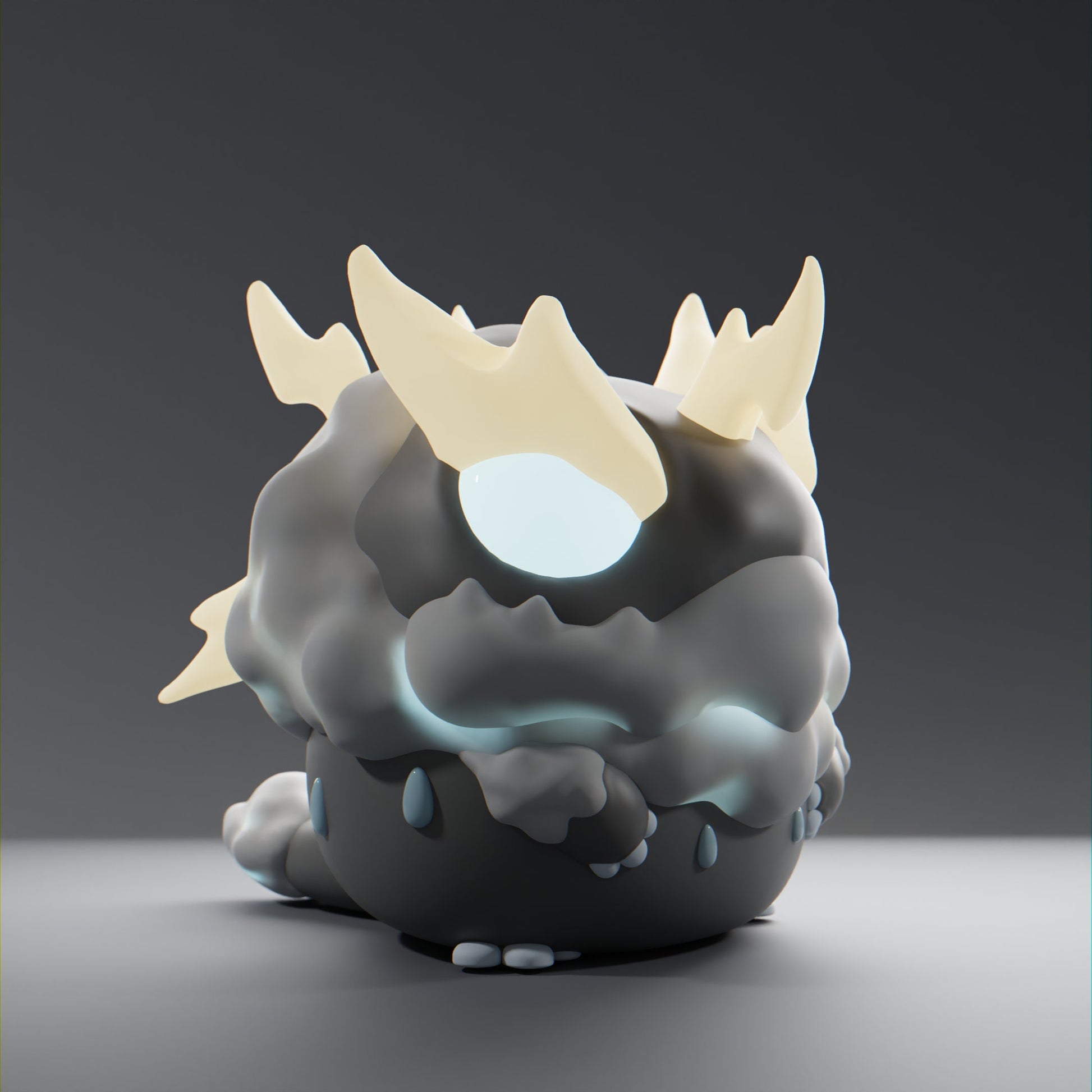 Stormii - UNPAINTED - Grumpii Art Toy