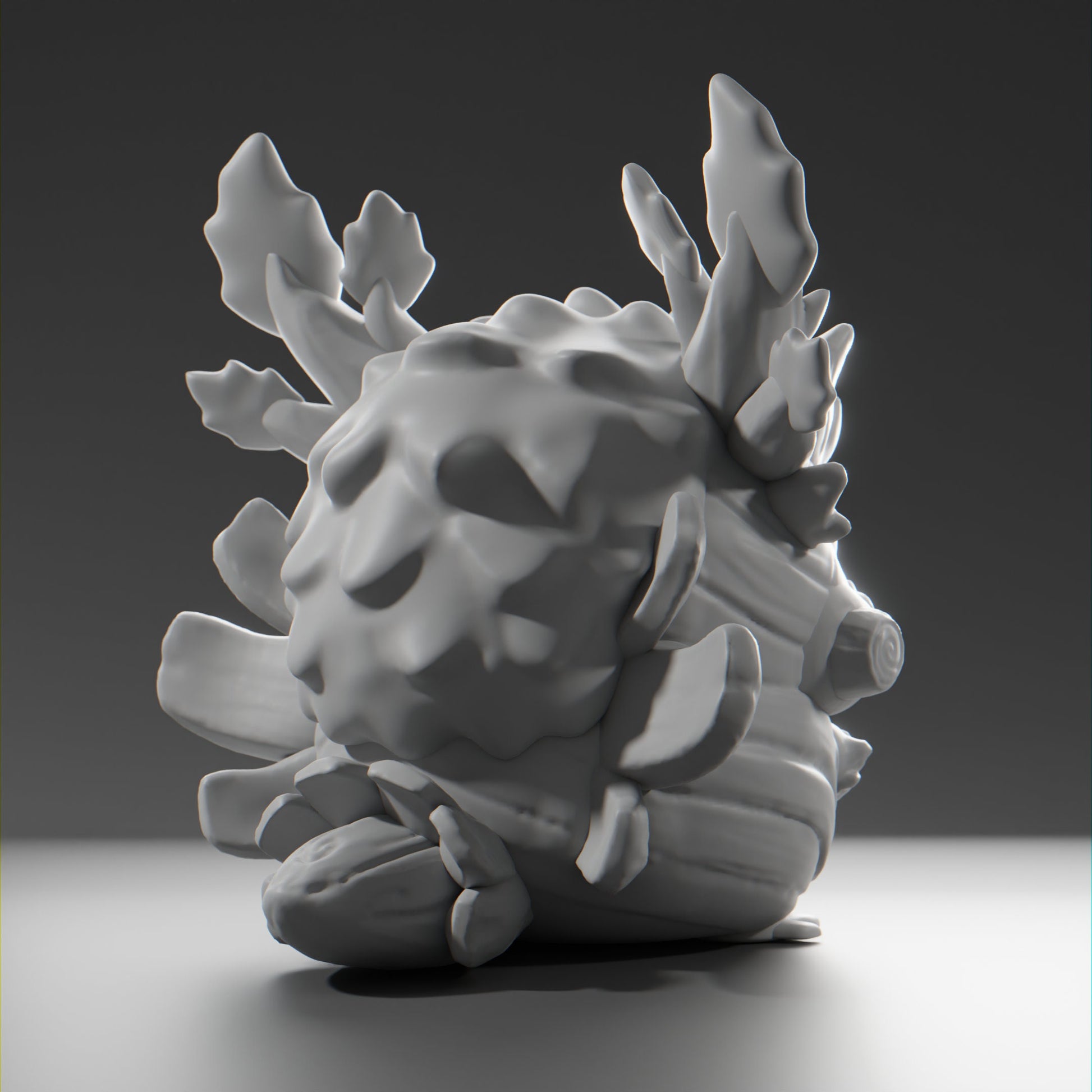 Woodii - UNPAINTED - Grumpii Art Toy