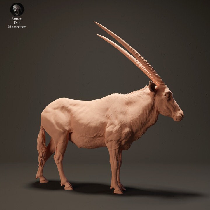 Gemsbok - UNPAINTED - Animal Den Miniatures