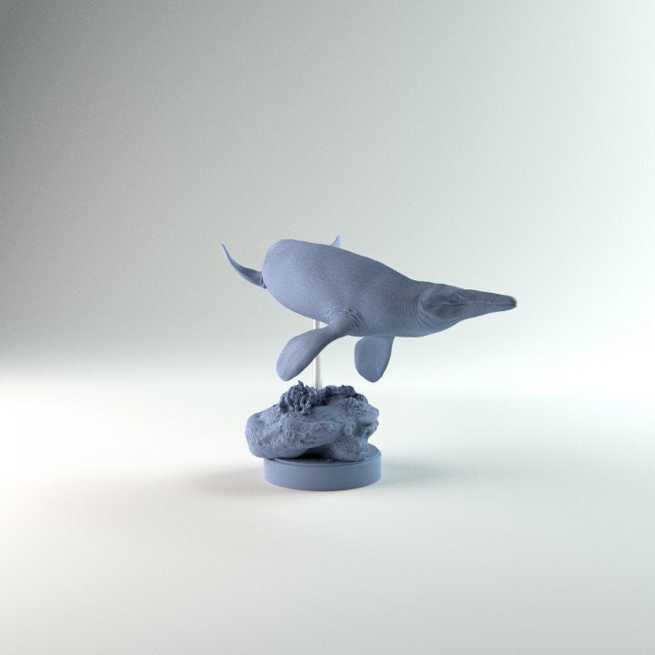 Tylosaurus swimming - Dino and Dog Miniatures