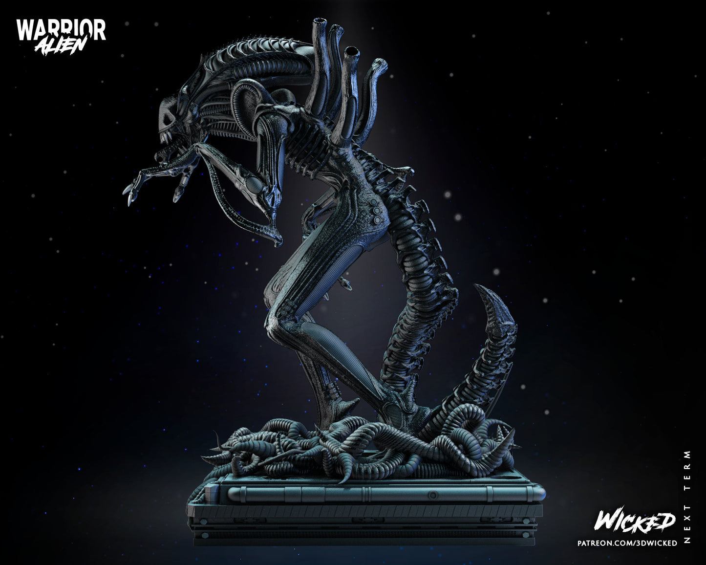 Alien Warrior - Wicked 3D Models