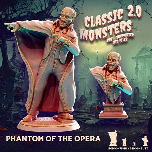 Phantom of the Opera - Classic Monster Collection - Heroes and Beasts